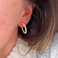 AROS ARGOLLA BOLITAS | BAÑO ORO Y BAÑO PLATA - Miniatura 2