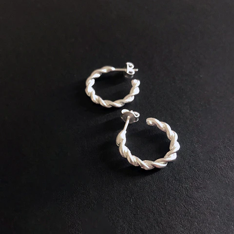 AROS ARGOLLA RODADA | BAÑO PLATA