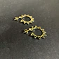 AROS ARGOLLA SOL | BAÑO ORO Y BAÑO PLATA - Miniatura 3