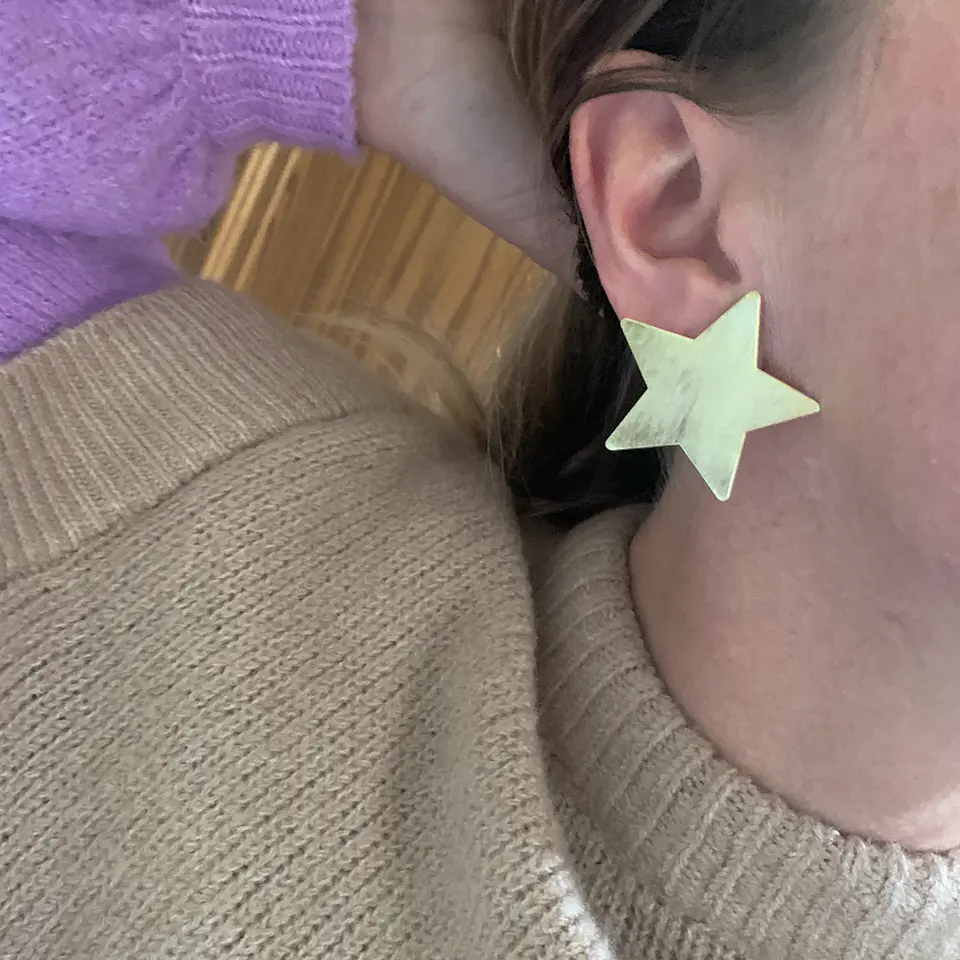 AROS ESTRELLA | BAÑO ORO Y BAÑO PLATA 1