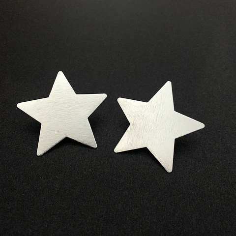 AROS ESTRELLA | BAÑO ORO Y BAÑO PLATA