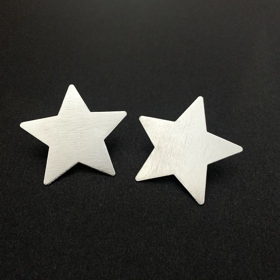 AROS ESTRELLA | BAÑO ORO Y BAÑO PLATA 2