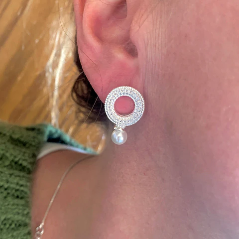 AROS EMILY | BAÑO PLATA