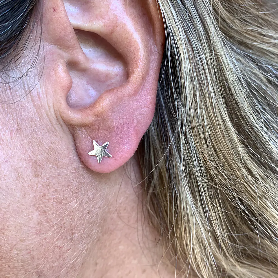 AROS ESTRELLA LIJADA | BAÑO PLATA 1
