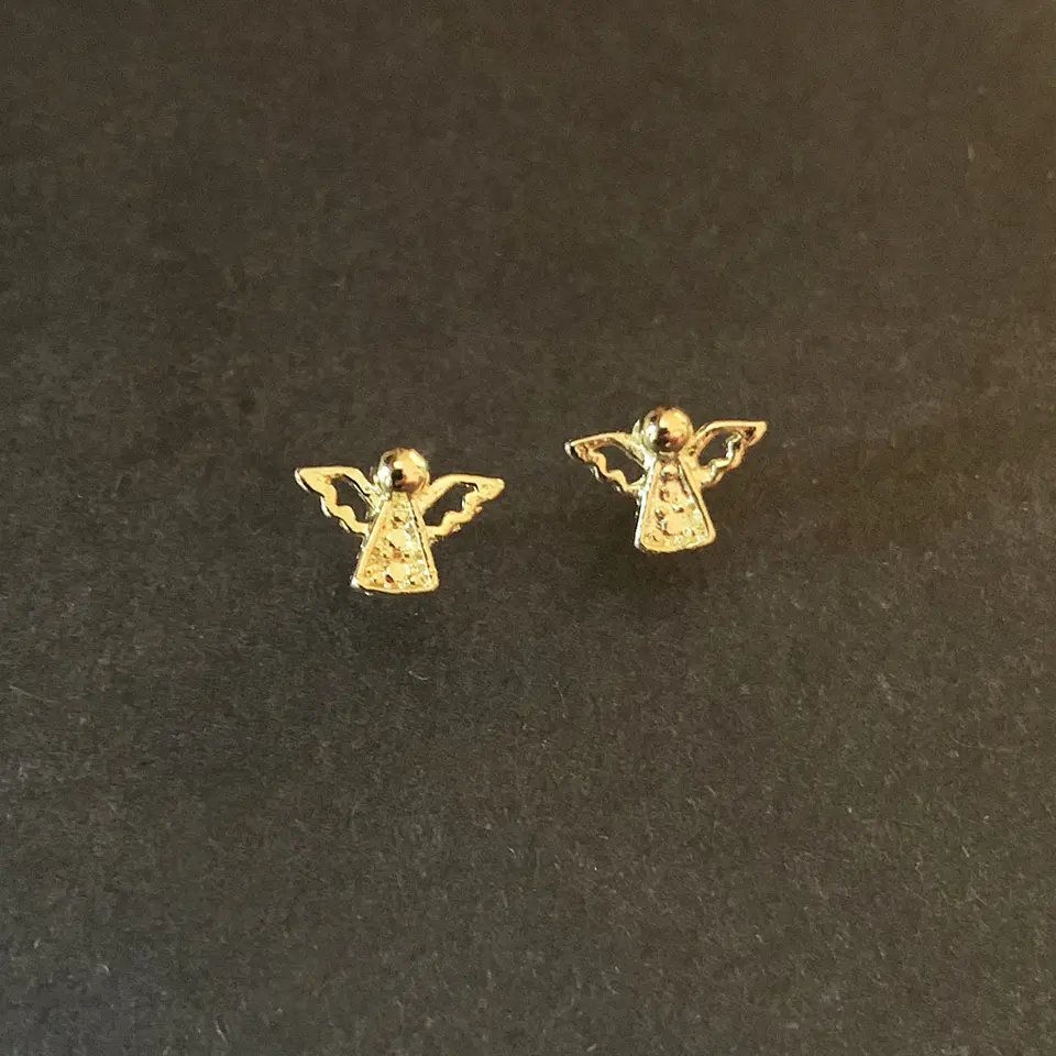 AROS ÁNGEL NIÑA | BAÑO ORO Y BAÑO PLATA 3