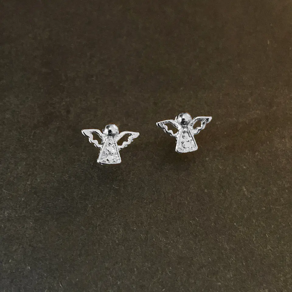 AROS ÁNGEL NIÑA | BAÑO ORO Y BAÑO PLATA 4