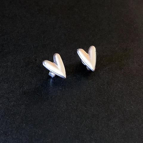 AROS CORAZÓN S | BAÑO ORO Y BAÑO PLATA