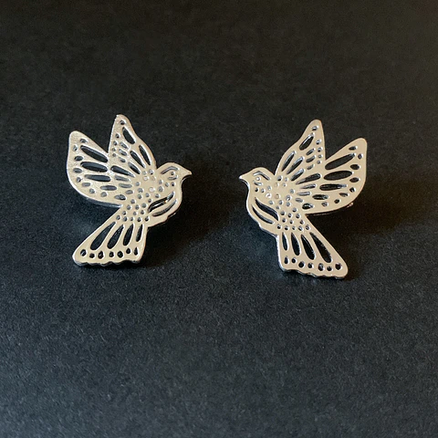 AROS COLIBRÍ | BAÑO ORO Y BAÑO PLATA