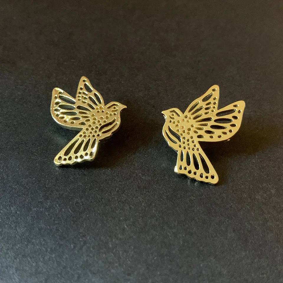 AROS COLIBRÍ | BAÑO ORO Y BAÑO PLATA 1