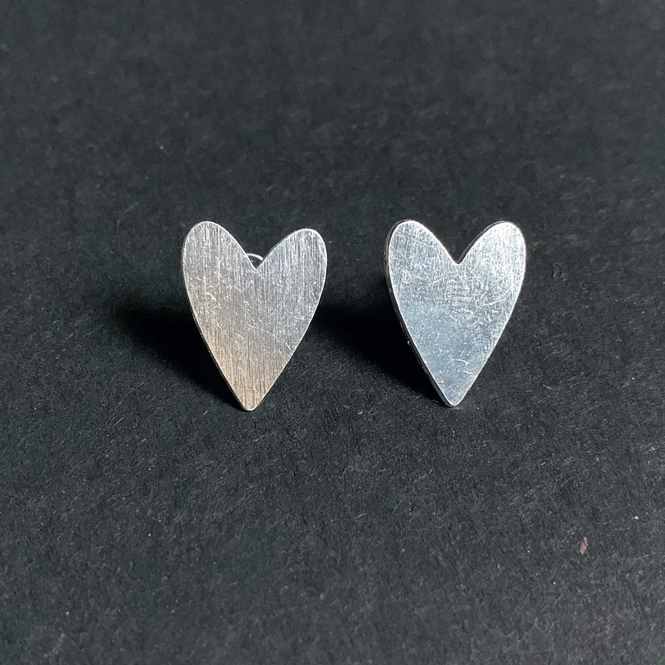 AROS CORAZÓN M | BAÑO ORO Y BAÑO PLATA 2