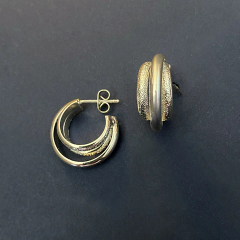 AROS ARGOLLA TRIPLE | BAÑO ORO