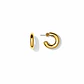 AROS ARGOLLA LISA | BAÑO ORO Y BAÑO PLATA - Miniatura 2