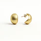 AROS ÓVALO LIJADO | BAÑO ORO - Miniatura 1
