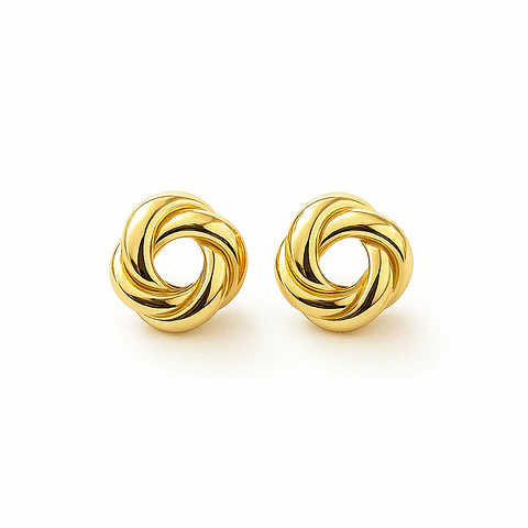 AROS NUDO | BAÑO ORO Y BAÑO PLATA