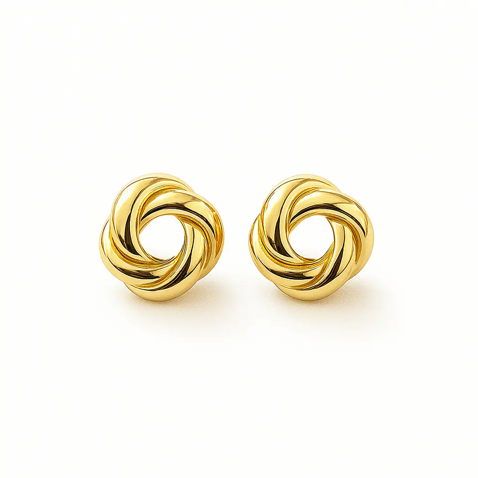 AROS NUDO | BAÑO ORO Y BAÑO PLATA 2