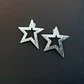 AROS ESTRELLA HUECA | BAÑO PLATA - Miniatura 2