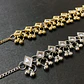 TOBILLERAS INDI ROMBOS | SILVER Y GOLD - Miniatura 1