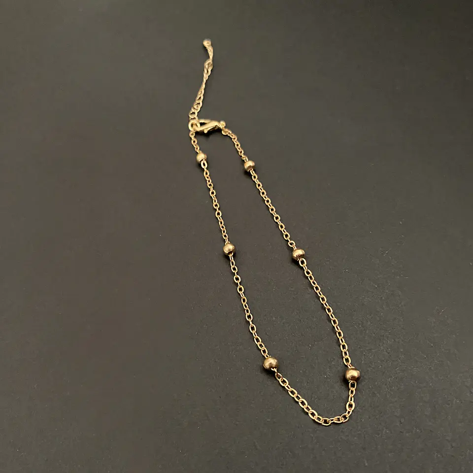 TOBILLERA BOLITAS | GOLD 1