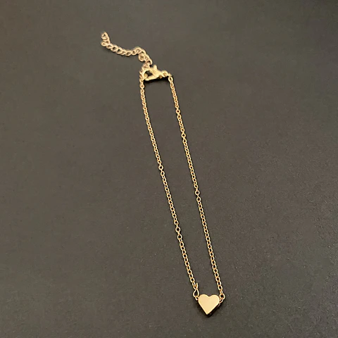 TOBILLERAS CORAZÓN | SILVER Y GOLD
