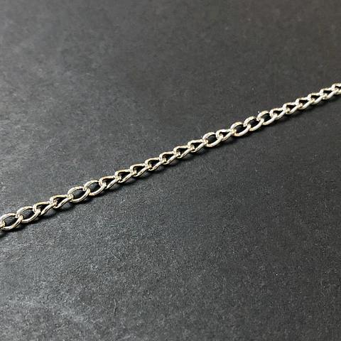 TOBILLERA CADENA DOBLE | SILVER