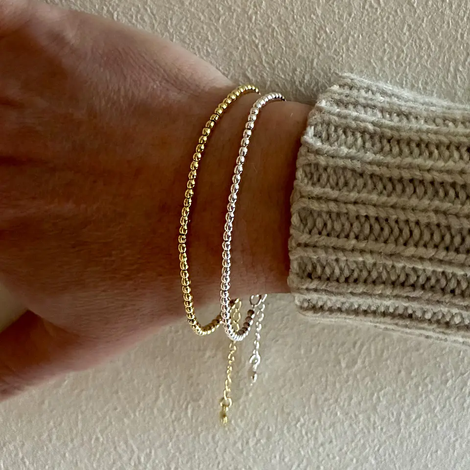 PULSERA MILITAR | ENCHAPE ORO Y ENCHAPE PLATA 1