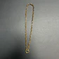 COLLAR CADENA GRUESA CONECTOR CORAZÓN | ENCHAPE ORO - Miniatura 2