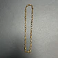 COLLAR CADENA GRUESA CONECTOR GOTA | ENCHAPE ORO - Miniatura 3