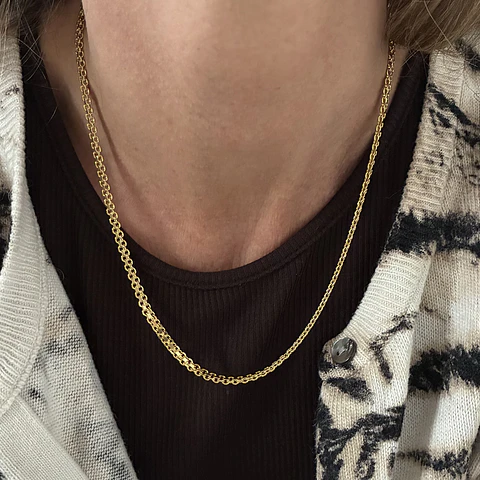 COLLAR TRENZADO | ENCHAPE ORO