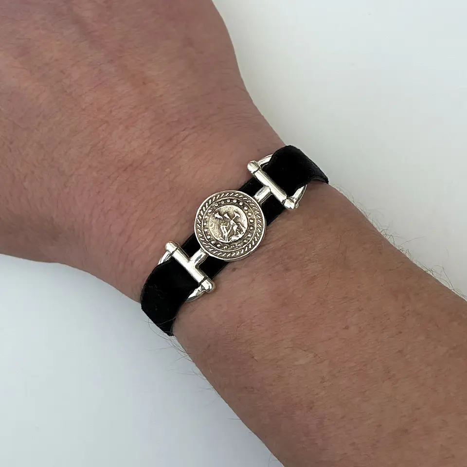 PULSERAS VELVET VIRGEN DEL CARMEN | ENCHAPE ORO Y ENCHAPE PLATA 1