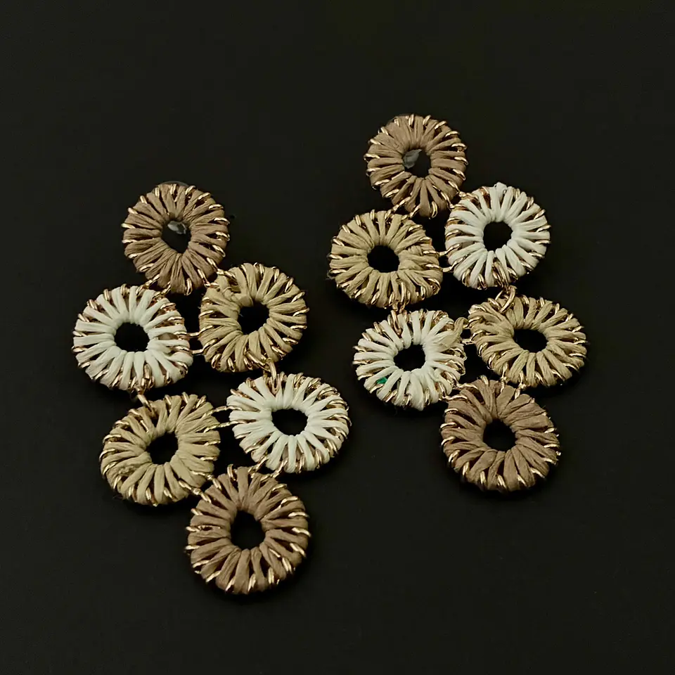 AROS PÉTALOS MAXI | RAFIA 7