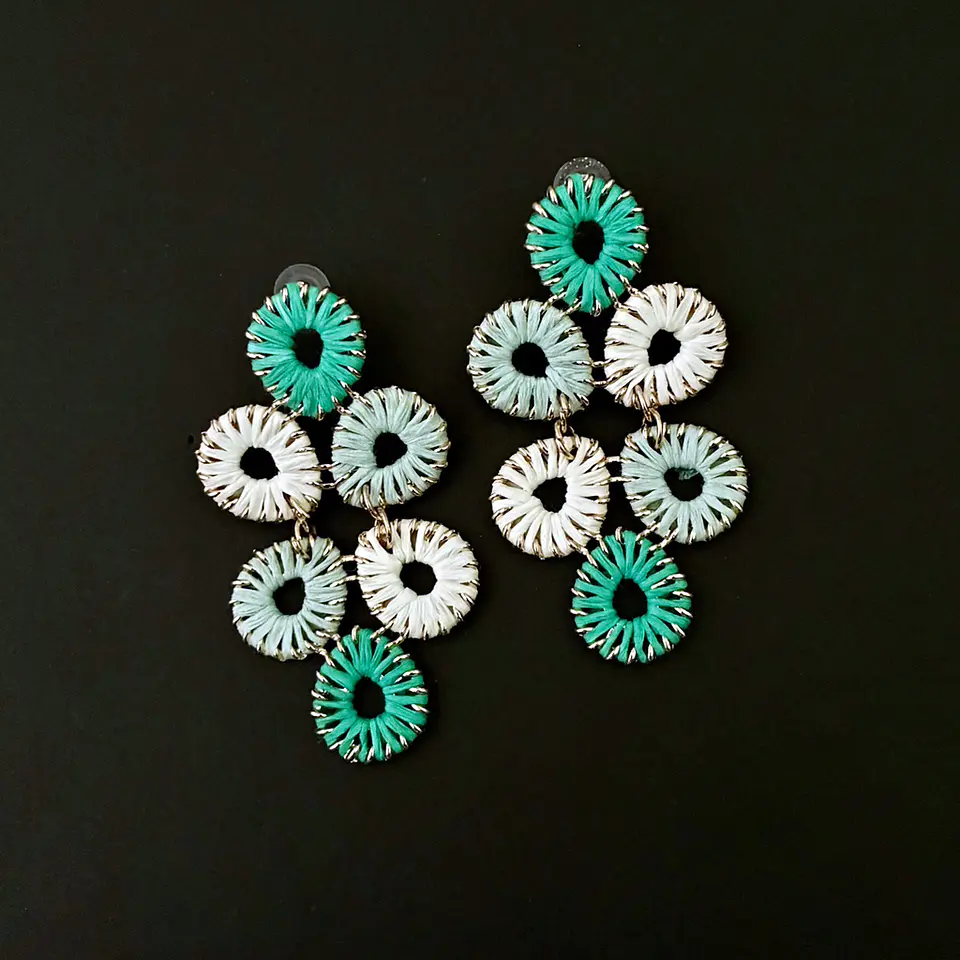 AROS PÉTALOS MAXI | RAFIA 8