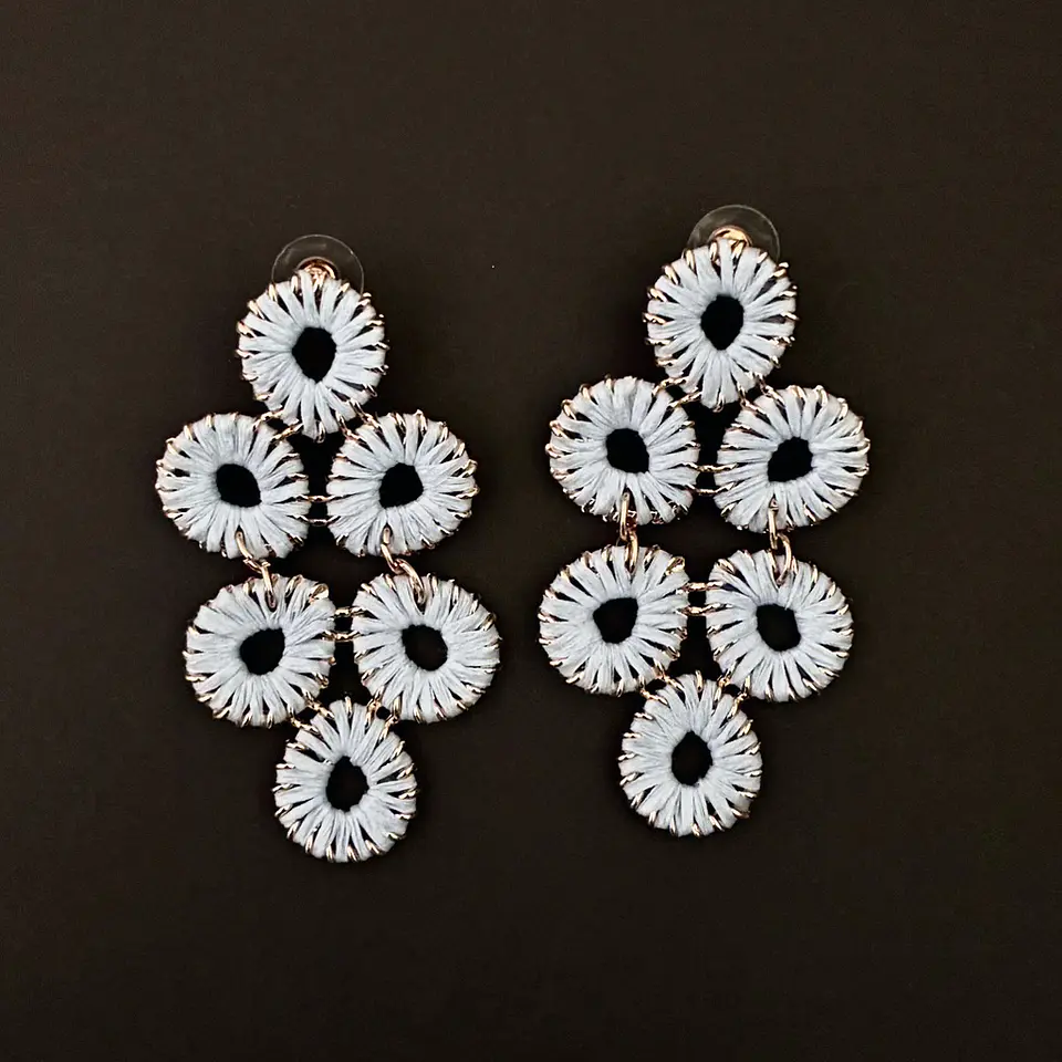AROS PÉTALOS MAXI | RAFIA 9