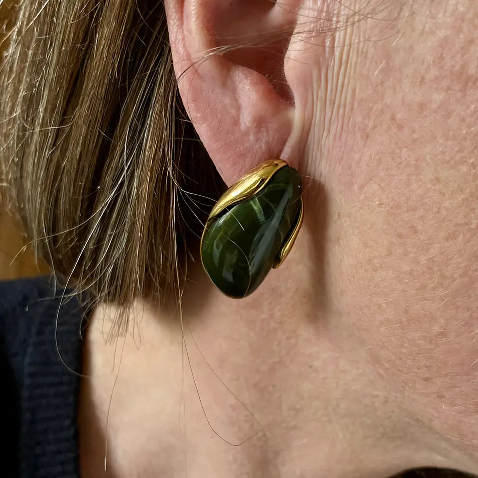 AROS GEMA | RESINA ENCHAPE ORO Y ENCHAPE PLATA 2