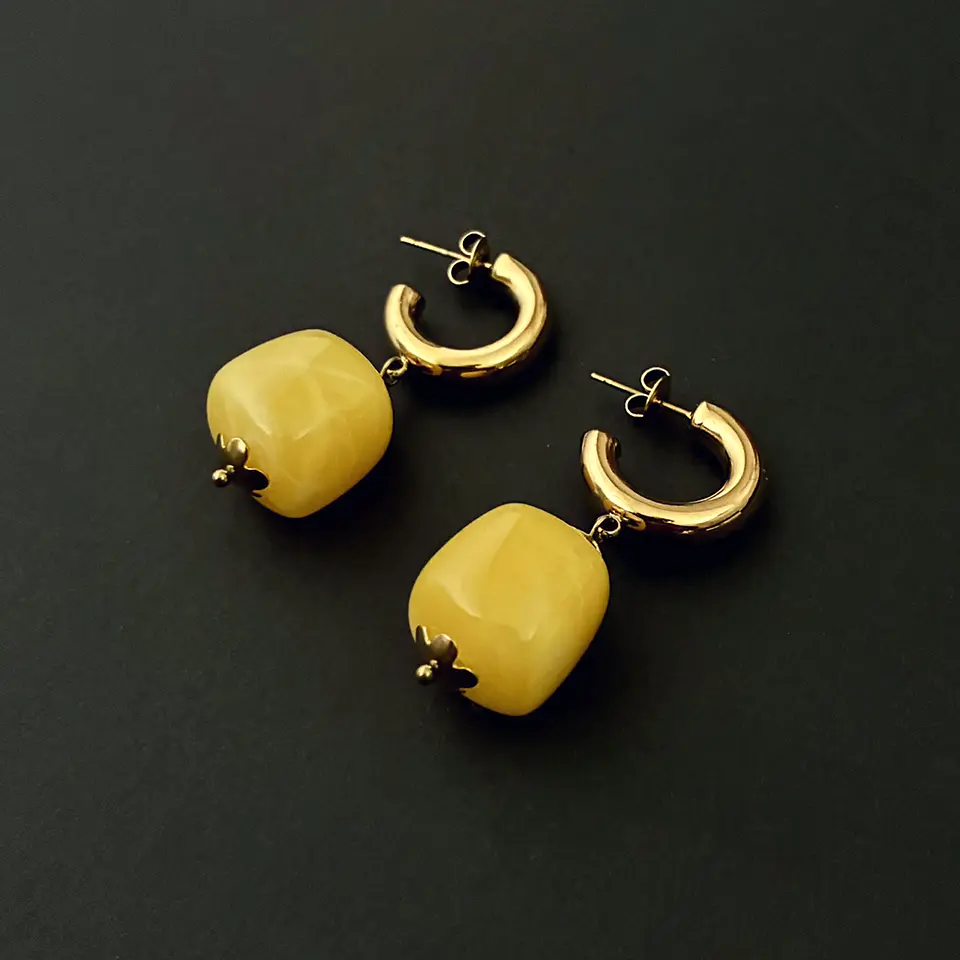 AROS ARGOLLA PISTILO | RESINA ENCHAPE ORO 5
