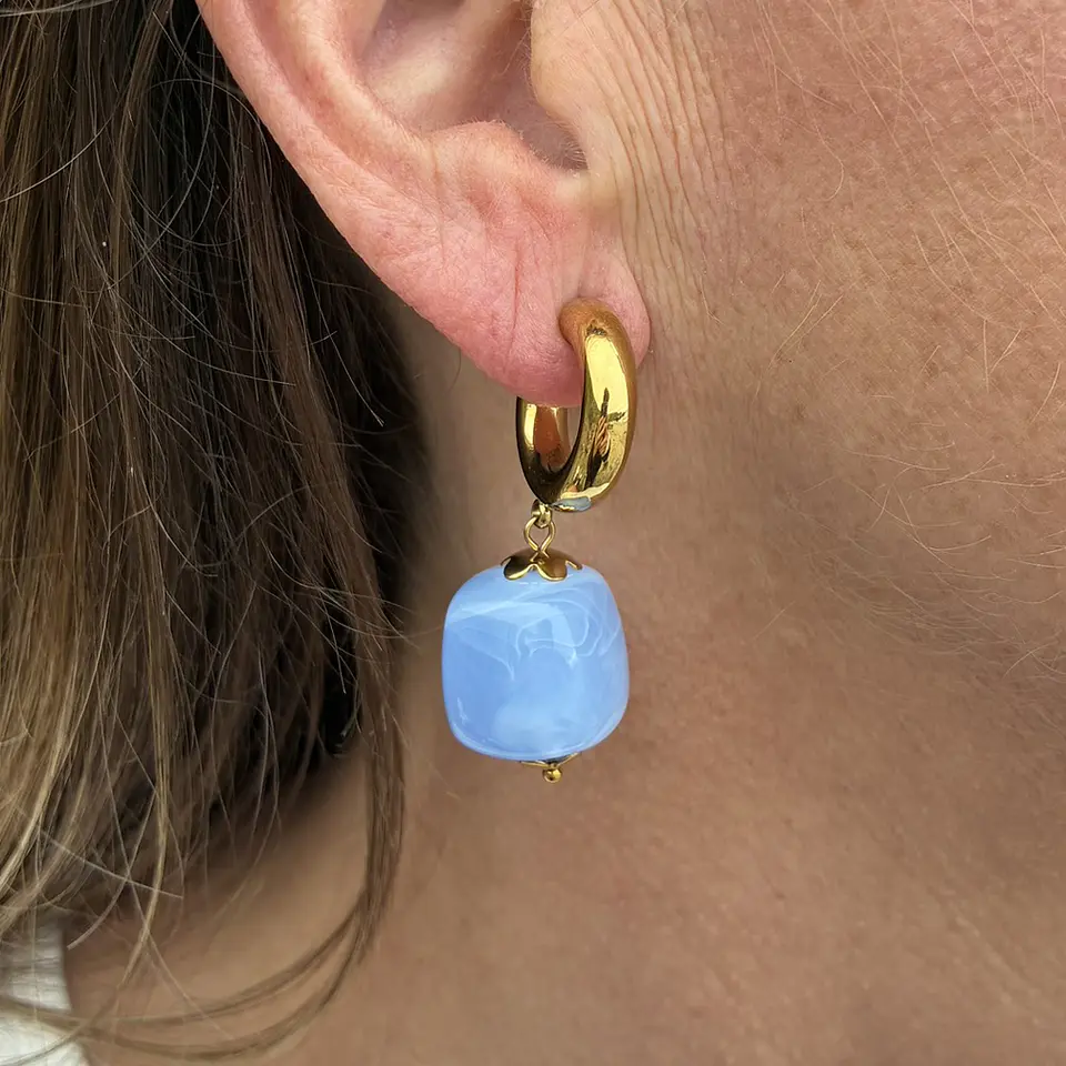 AROS ARGOLLA PISTILO | RESINA ENCHAPE ORO 6