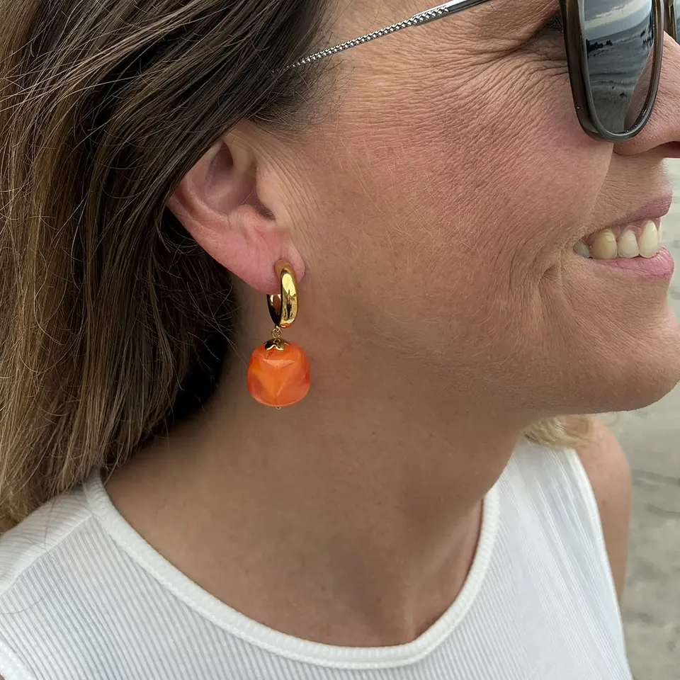 AROS ARGOLLA PISTILO | RESINA ENCHAPE ORO 11