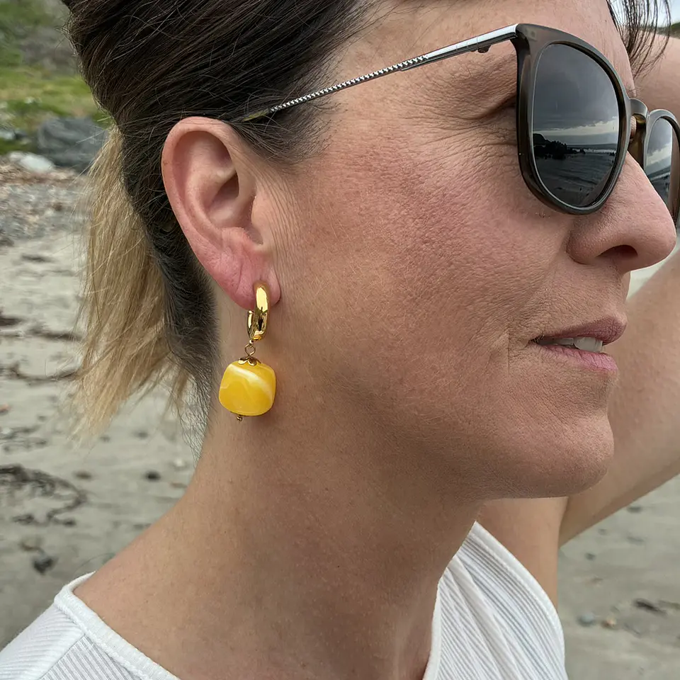 AROS ARGOLLA PISTILO | RESINA ENCHAPE ORO 4