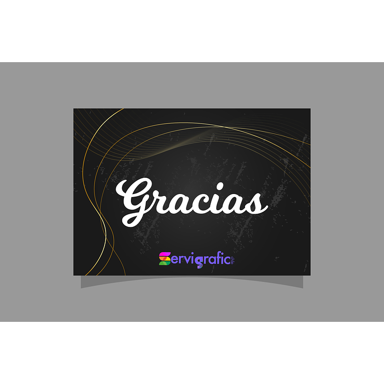 TARJETAS DE AGRADECIMIENTO PEQUEÑA (9x5,5 cm.) 1