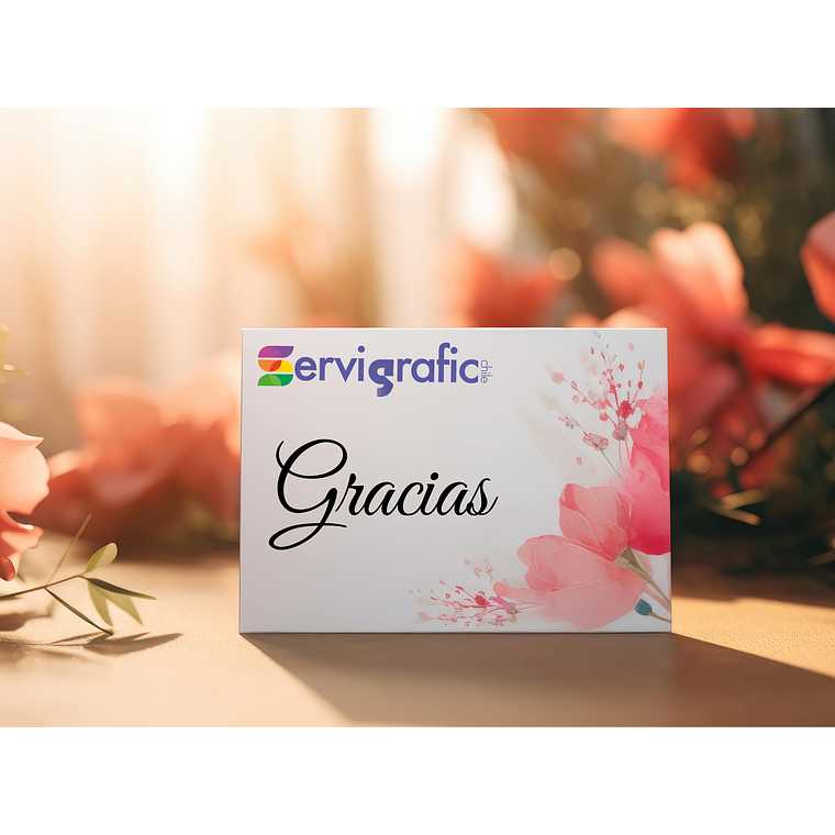 TARJETAS DE AGRADECIMIENTO MEDIANA (10X15 CM.) 1