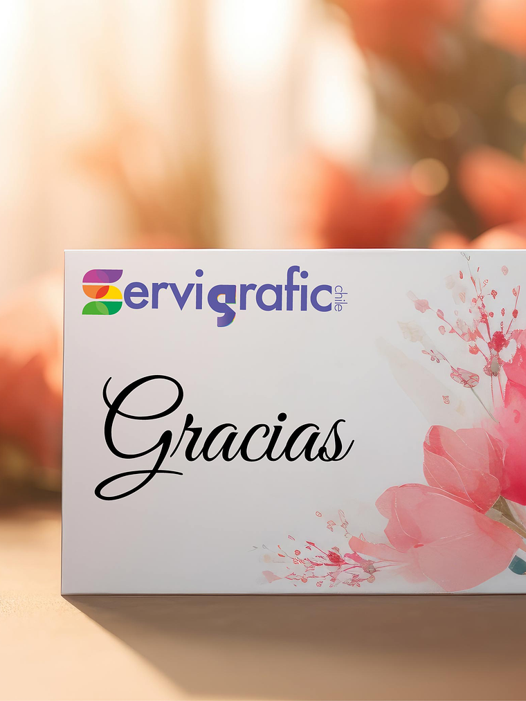 TARJETAS DE AGRADECIMIENTO MEDIANA (10X15 CM.) 1