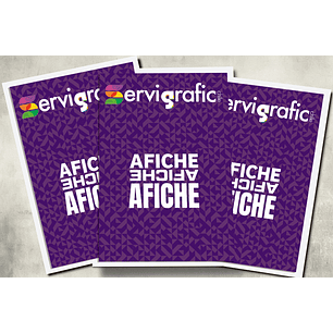 AFICHE TABLOIDE (28X43 CM.) 