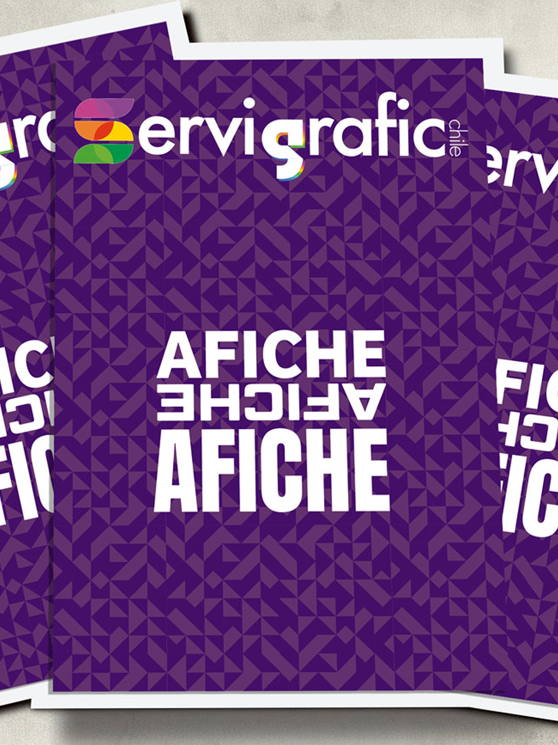 AFICHE TABLOIDE (28X43 CM.)  1