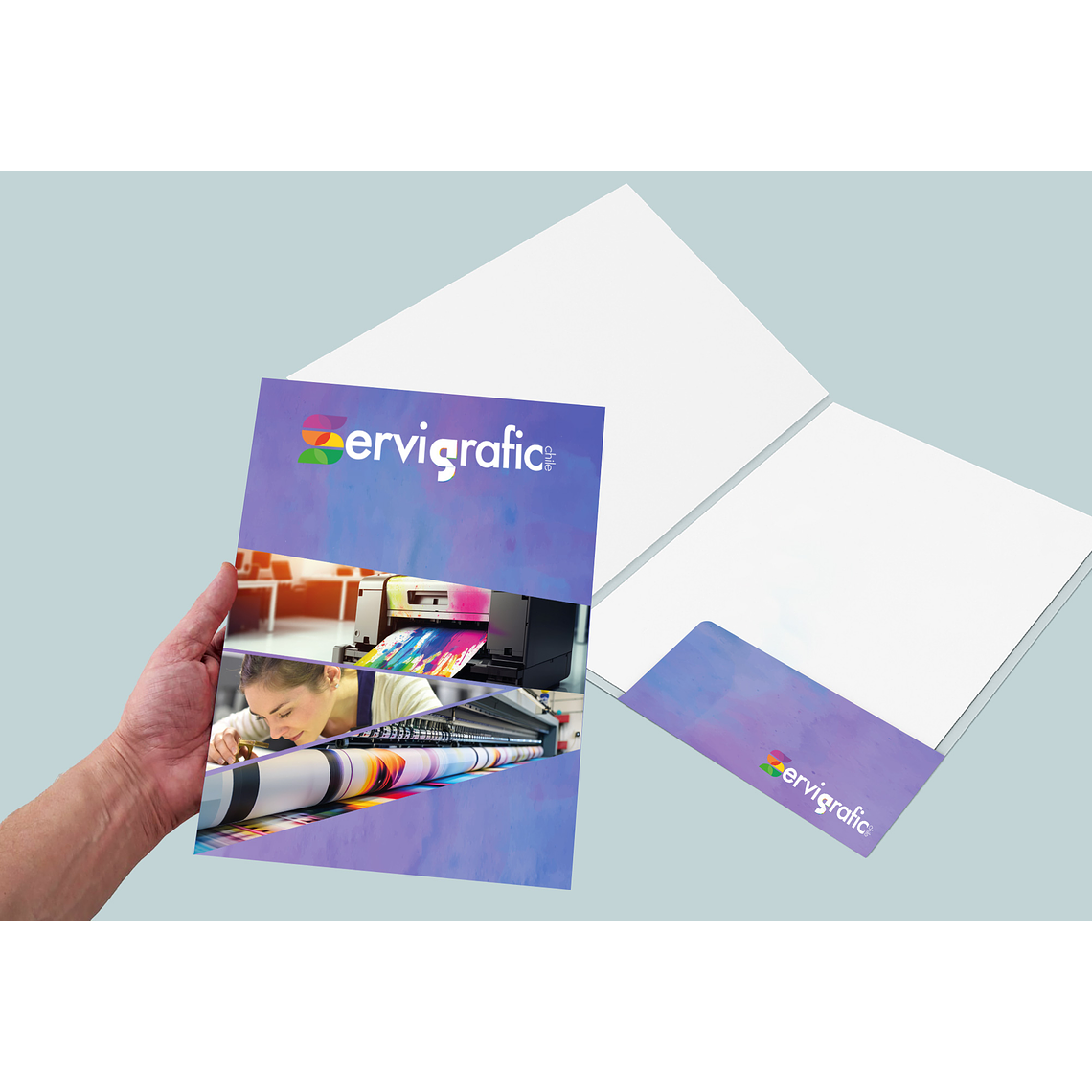 CARPETA CORPORATIVA CON BOLSILLO 1