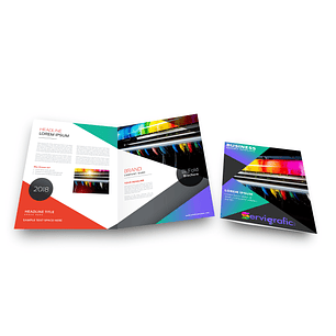 DIPTICOS TABLOIDE, A3 (tamaño Abierto)