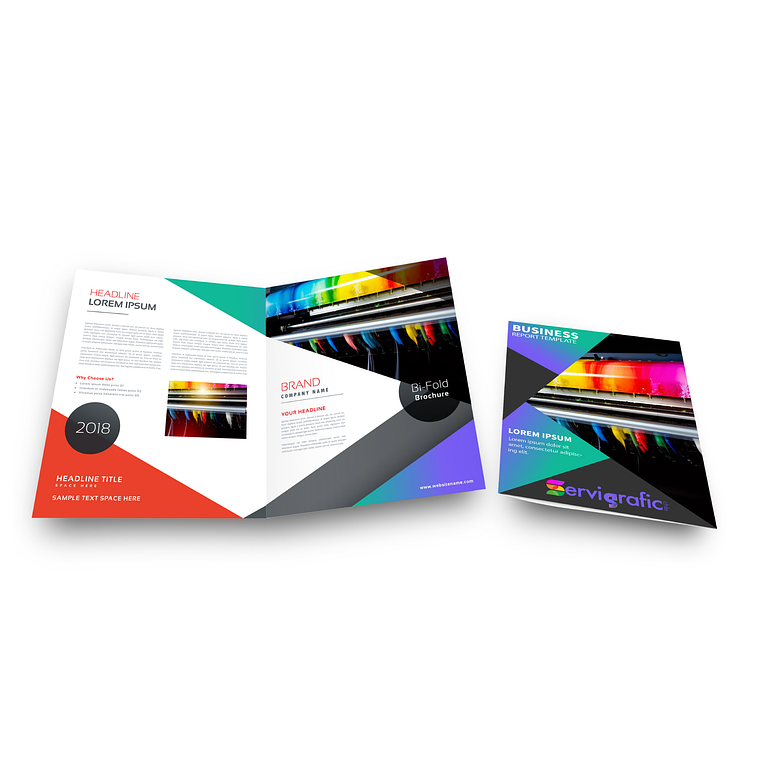 DIPTICOS TABLOIDE, A3 (tamaño Abierto) 1