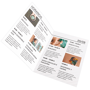 DIPTICOS TABLOIDE, A3 (tamaño Abierto)