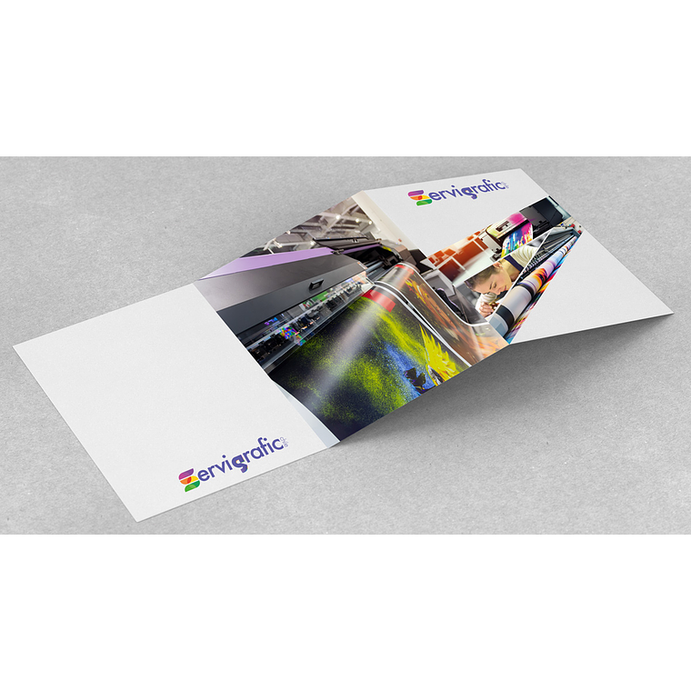 TRÍPTICOS TABLOIDE, A3 (tamaño abierto) 1