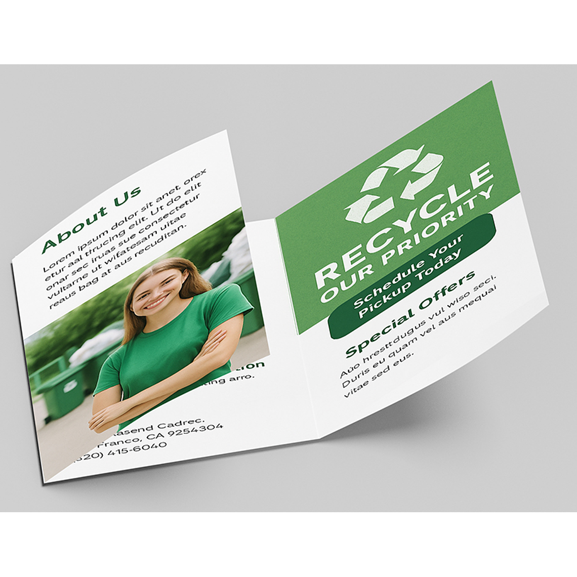 TRÍPTICOS TABLOIDE, A3 (tamaño abierto) 2