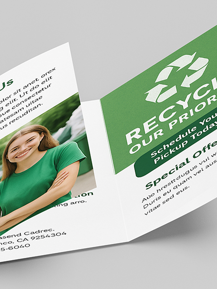 TRÍPTICOS TABLOIDE, A3 (tamaño abierto) 2