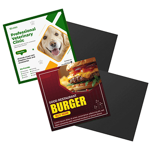 IMANES PUBLICITARIOS 10X10 CM.